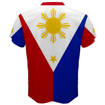 Philippines Flag Sublimated Sports Jersey - Kids_1