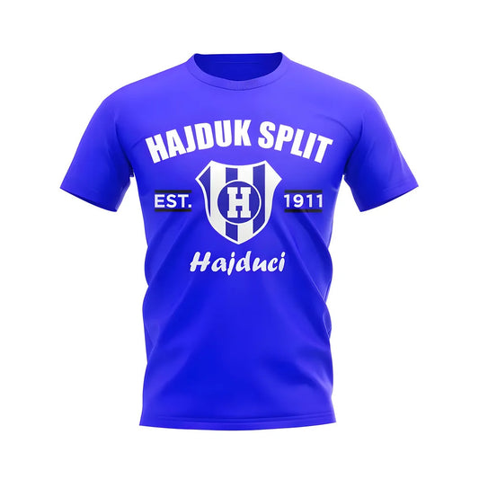 Hajduk Split Established Football T-Shirt (Royal)_0