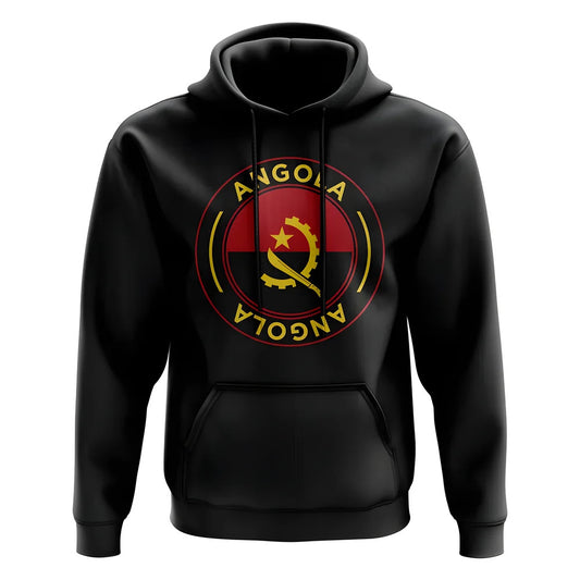 Angola Football Badge Hoodie (Black)_0
