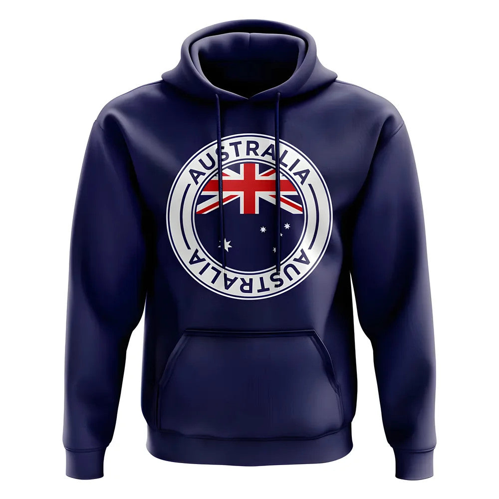 Australia Football Badge Hoodie (Navy)_0