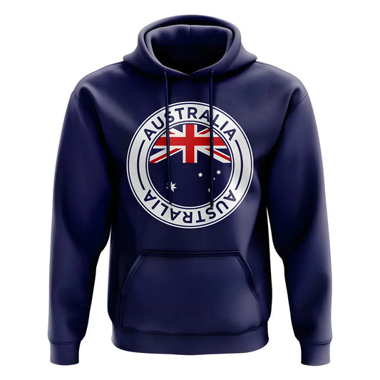 Australia Football Badge Hoodie (Navy)_0