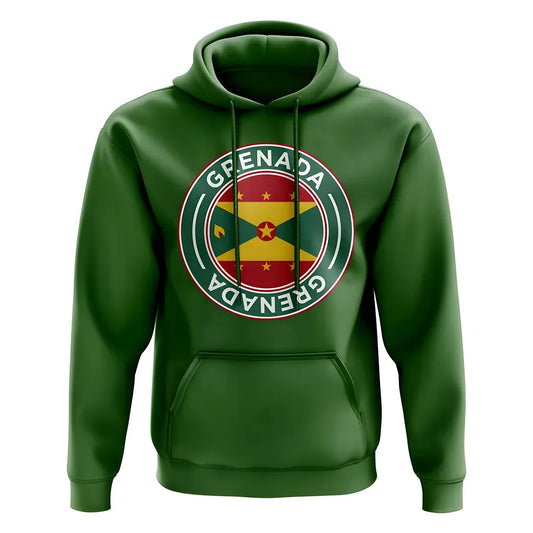Grenada Football Badge Hoodie (Green)_0