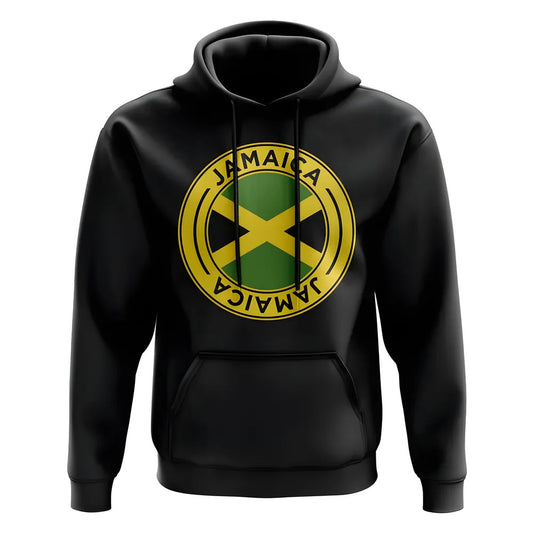 Jamaica Football Badge Hoodie (Black)_0
