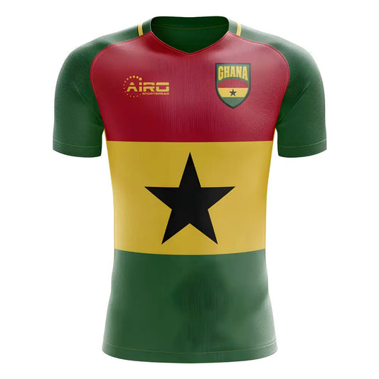 2025-2026 Ghana Flag Concept Football Shirt - Womens_1