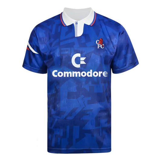Score Draw Chelsea 1992 Retro Football Shirt_0