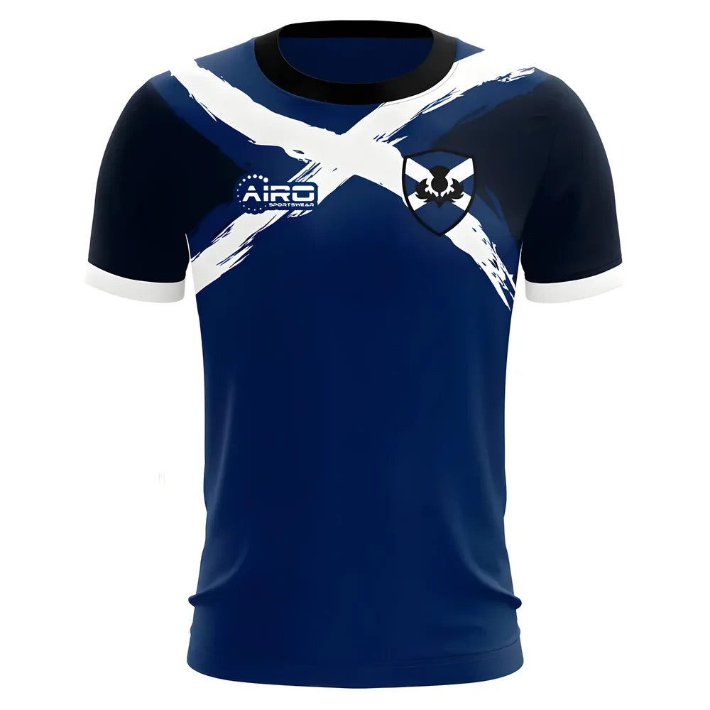 2025-2026 Scotland Flag Concept Football Shirt - Kids_1