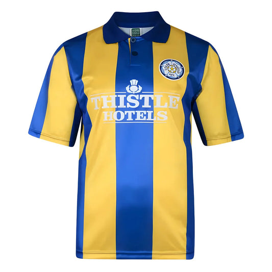 Score Draw Leeds United 1994 Away Retro Football Shirt_0