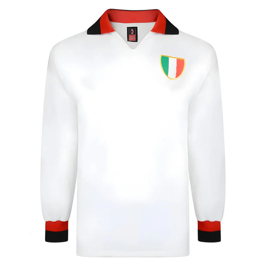 Score Draw Ac Milan 1963 European Cup Final Retro Football Shirt_0