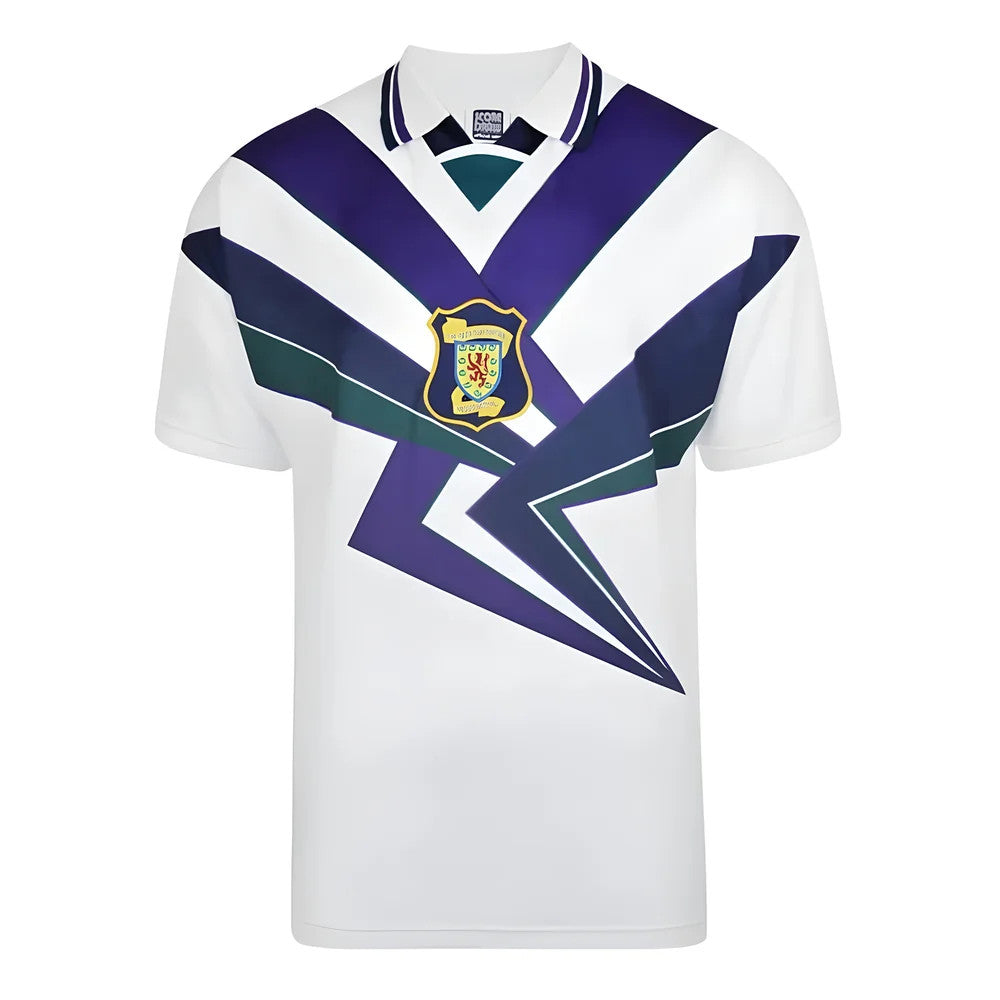 Score Draw Scotland 1996 Away Retro Football Shirt_0