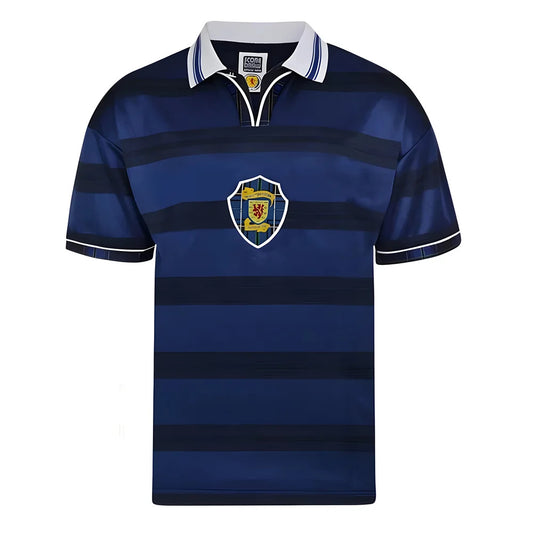 Score Draw Scotland 1998 World Cup Finals Retro Football Shirt_0