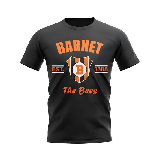 Barnet Established Football T-Shirt (Black)_0