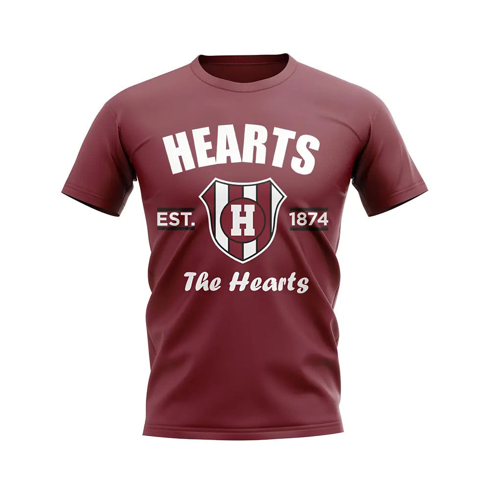 Hearts Established Football T-Shirt (Maroon)_0