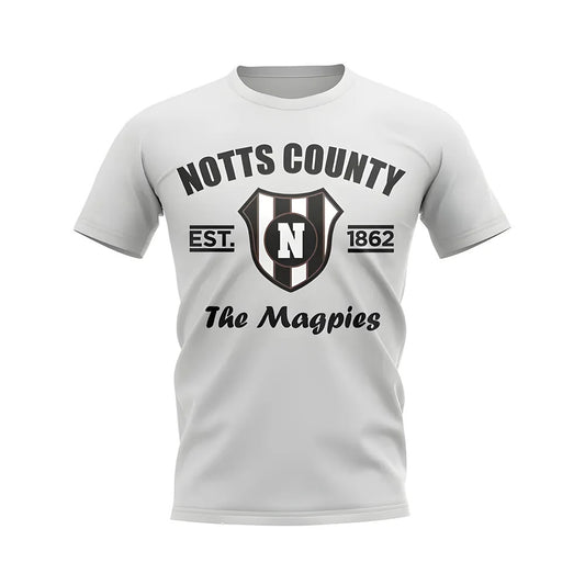 Notts County Established Football T-Shirt (White)_0
