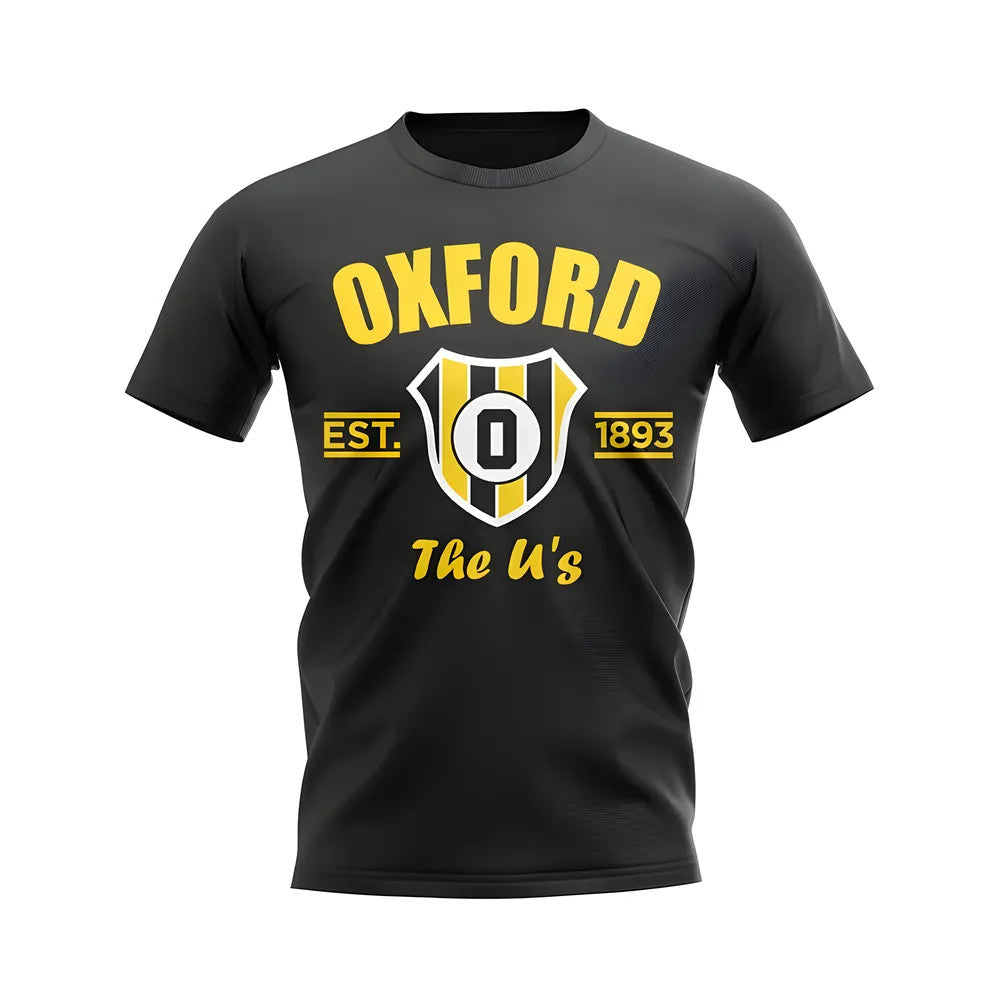 Oxford Established Football T-Shirt (Black)_0