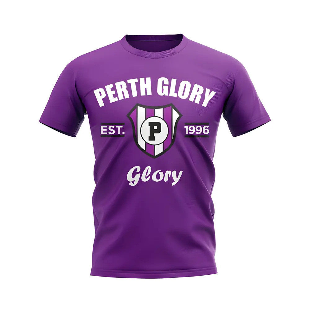 Perth Glory Established Football T-Shirt (Purple)_0