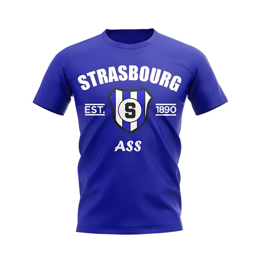 Strasbourg Established Football T-Shirt (Blue)_0