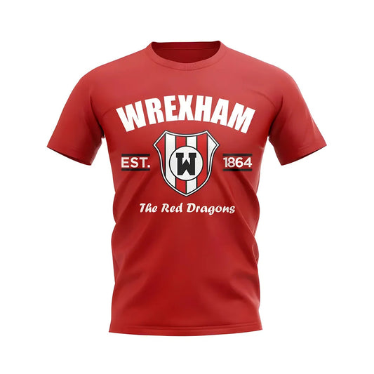 Wrexham Established Football T-Shirt (Red)_0