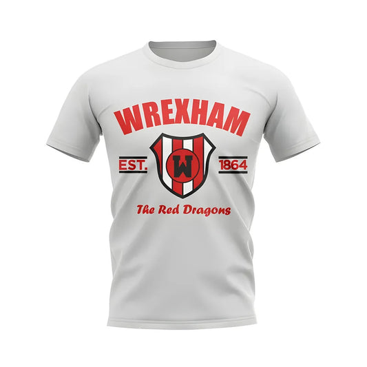 Wrexham Established Football T-Shirt (White)_0