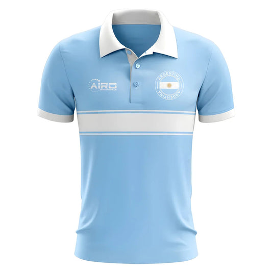 Argentina Concept Stripe Polo Shirt (Sky) - Kids_0