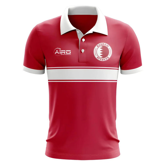 Bahrain Concept Stripe Polo Shirt (Red)_0