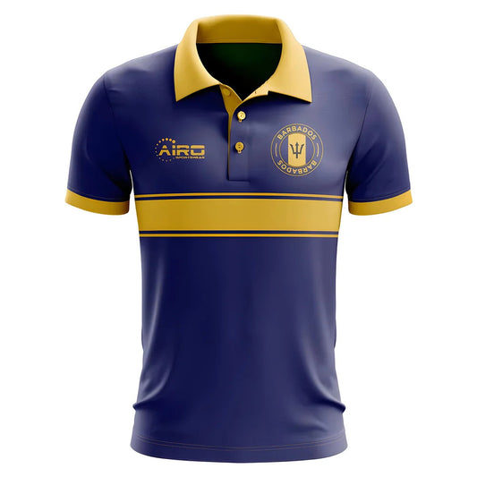 Barbados Concept Stripe Polo Shirt (Navy)_0