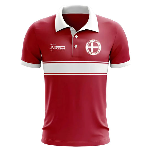 Denmark Concept Stripe Polo Shirt (Red)_0