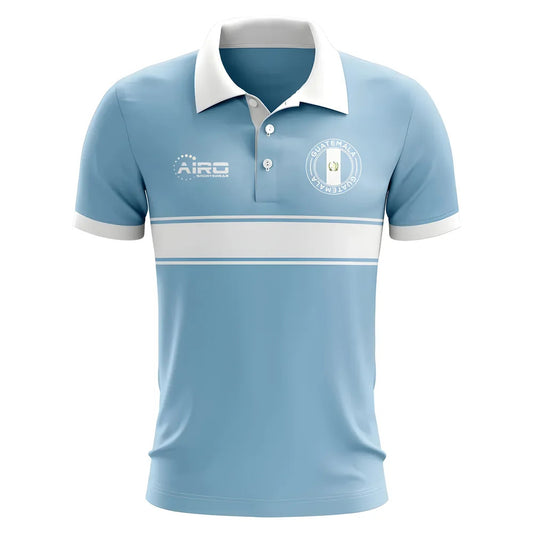 Guatemala Concept Stripe Polo Shirt (Sky) - Kids_0