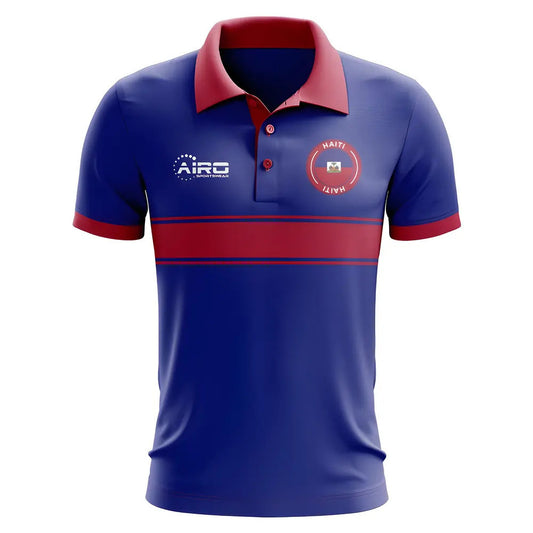 Haiti Concept Stripe Polo Shirt (Blue) - Kids_0
