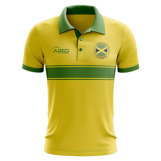 Jamaica Concept Stripe Polo Shirt (Yellow)_0