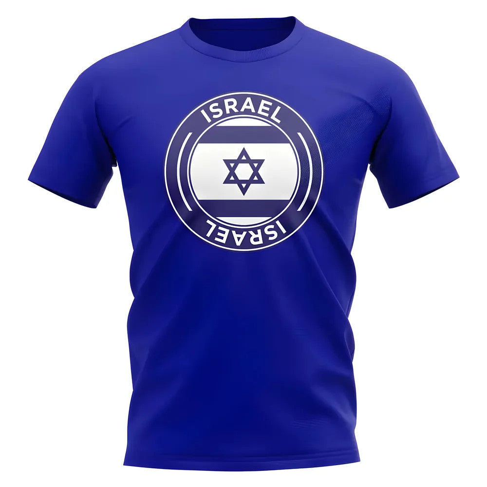 Israel Football Badge T-Shirt (Royal)_0