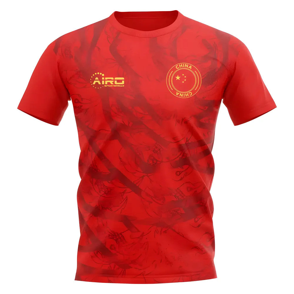 2025-2026 China Home Concept Football Shirt - Kids_1