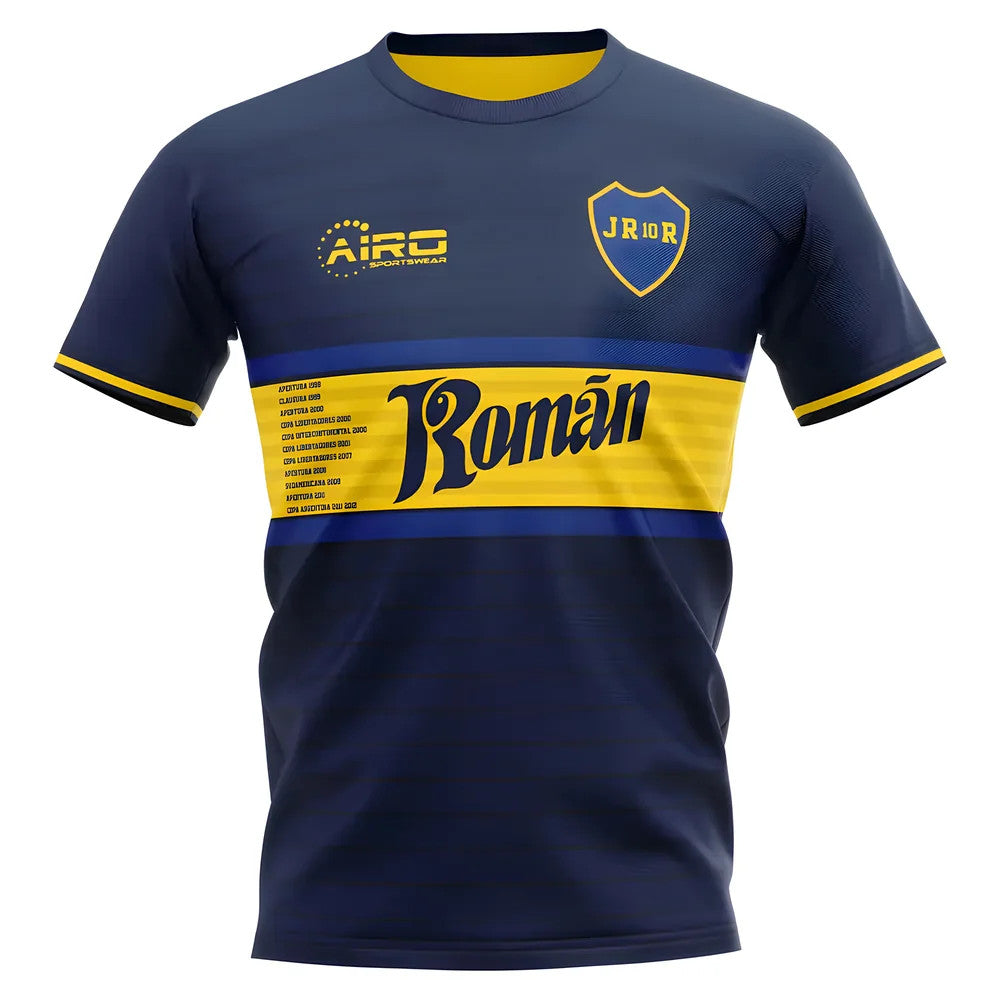 2025-2026 Boca Juniors Juan Roman Riquelme Concept Football Shirt_1