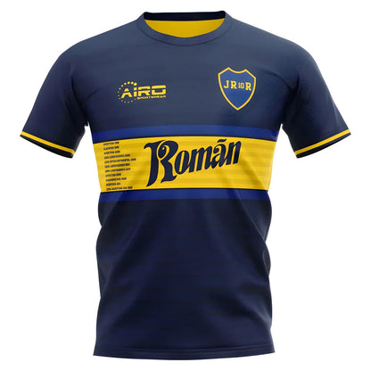 2025-2026 Boca Juniors Juan Roman Riquelme Concept Football Shirt_1