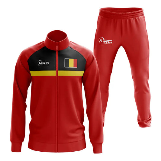 Belgium Concept Football Tracksuit (Red)_0