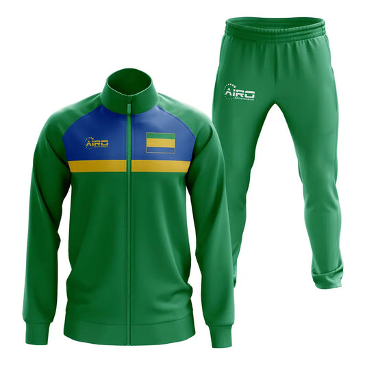 Gabon Concept Football Tracksuit (Green)_0