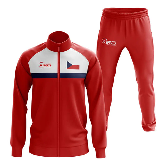 Czech Republic Concept Football Tracksuit (Red)_0