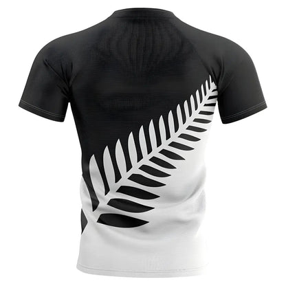 2025-2026 New Zealand All Blacks Fern Concept Rugby Shirt - Little Boys_1
