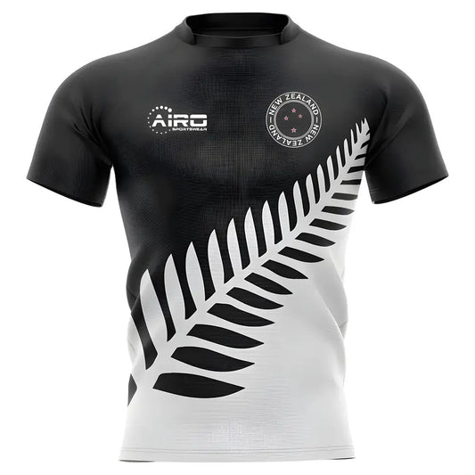 2025-2026 New Zealand All Blacks Fern Concept Rugby Shirt - Womens_1