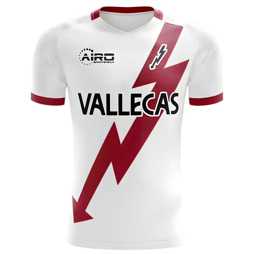 2025-2026 Rayo Vallecano Home Concept Football Shirt - Adult Long Sleeve_1