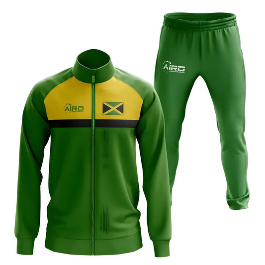 Jamaica Concept Football Tracksuit (Green)_0