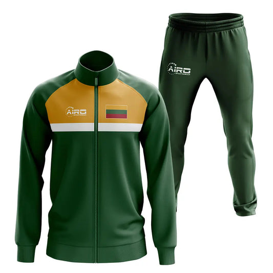 Lithuania Concept Football Tracksuit (Green)_0