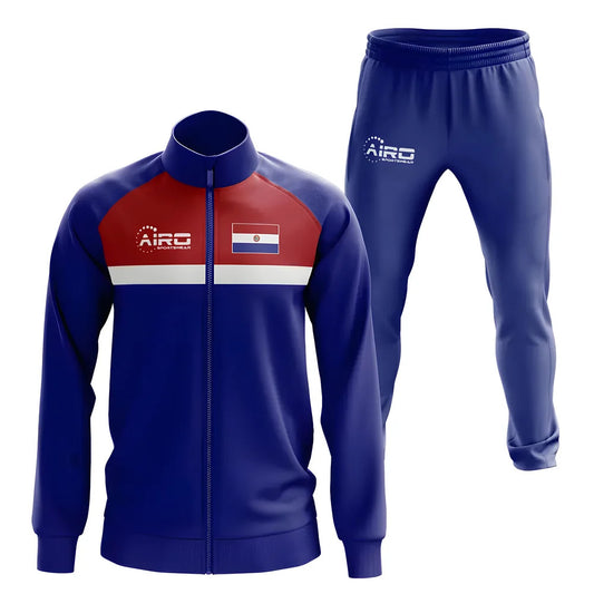 Paraguay Concept Football Tracksuit (Blue)_0
