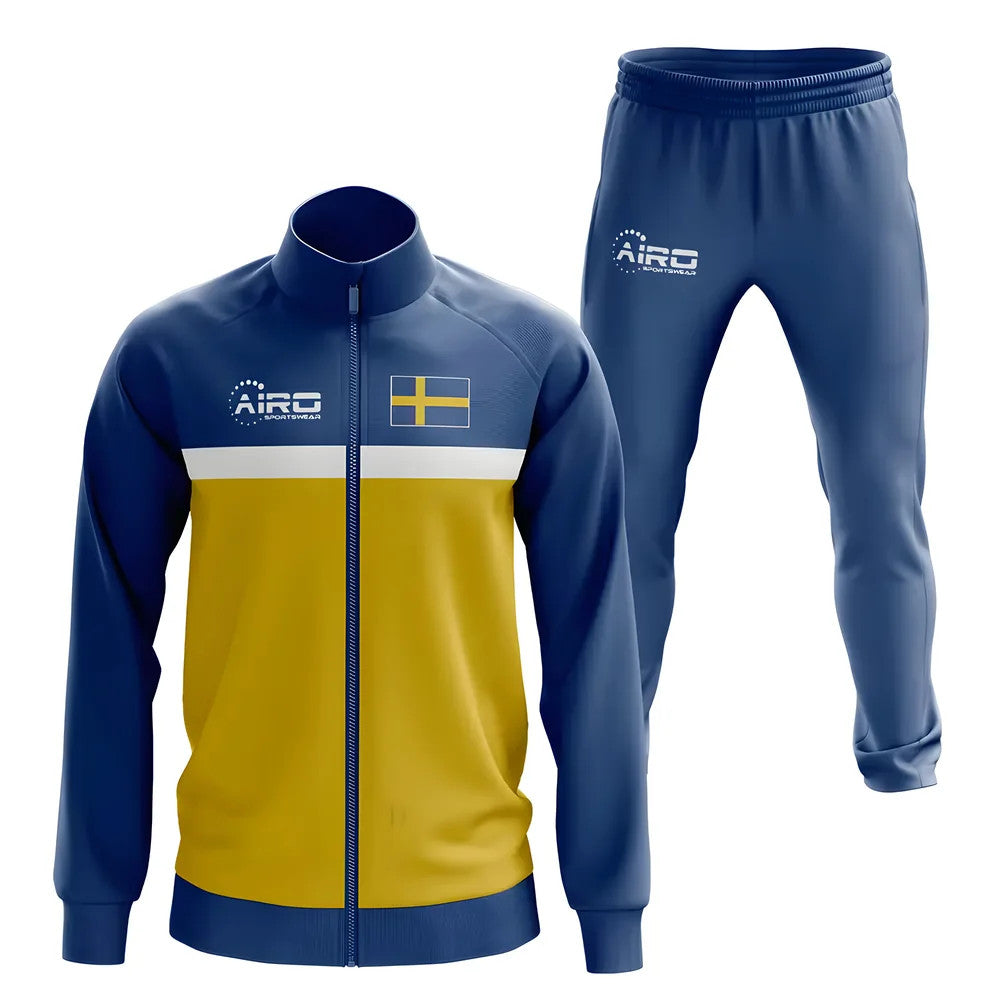 Sweden Concept Football Tracksuit (Blue)_0