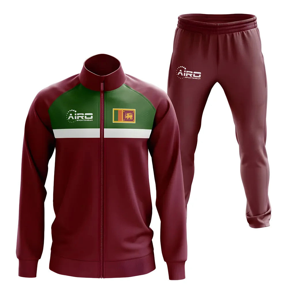 Sri Lanka Concept Football Tracksuit (Red)_0