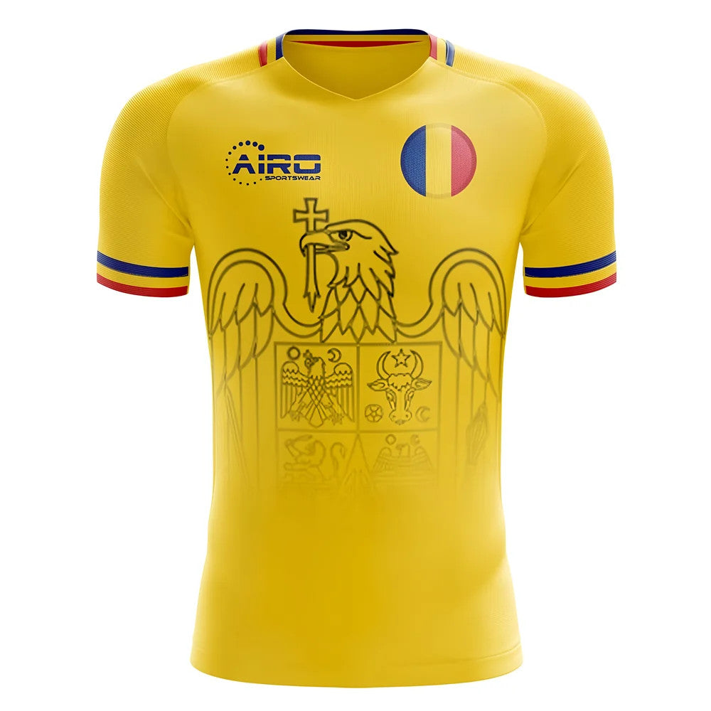 2025-2026 Romania Home Concept Football Shirt (Chivu 5)_3
