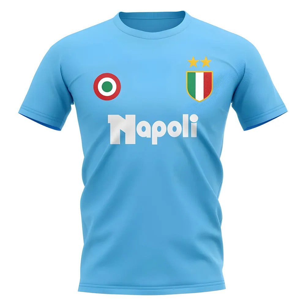 Napoli Vintage Football T-Shirt (Sky)_0