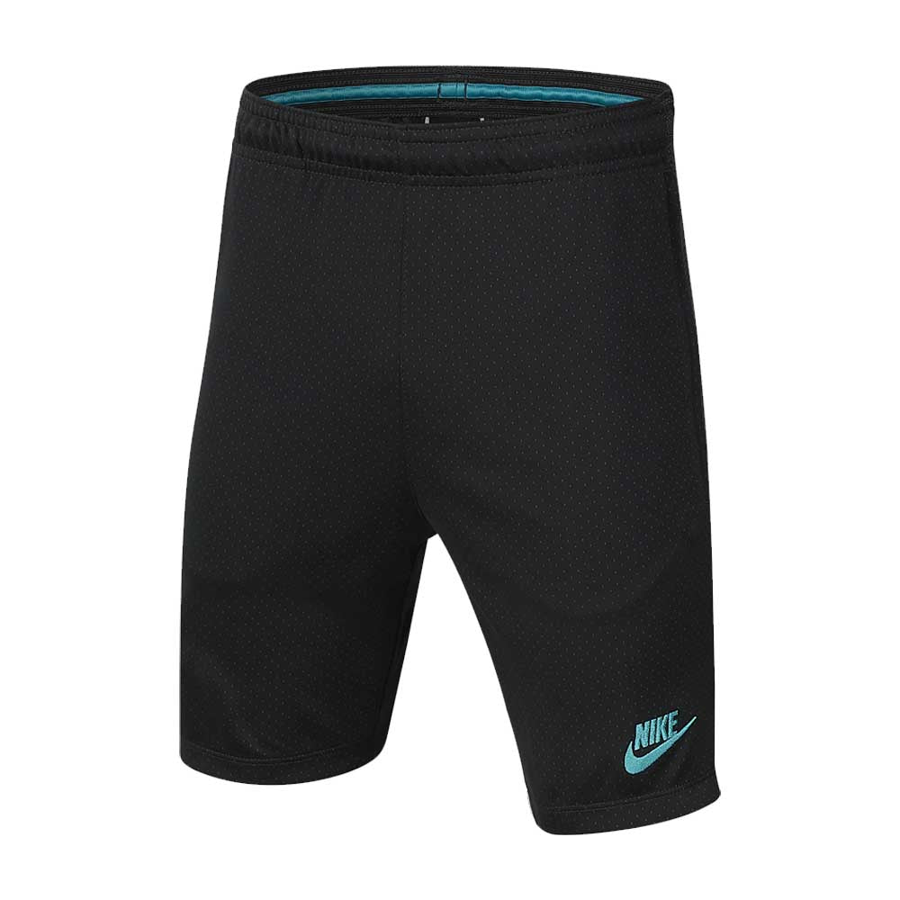 2019-2020 Barcelona Longer Knit Shorts (Smoke Grey) - Kids_0