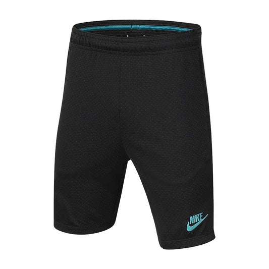 2019-2020 Barcelona Longer Knit Shorts (Smoke Grey) - Kids_0