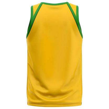 Brazil Home Concept Basketball Shirt_1