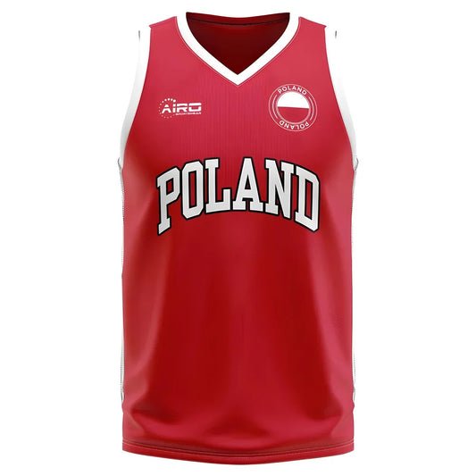 Poland Home Concept Basketball Shirt - Kids_0